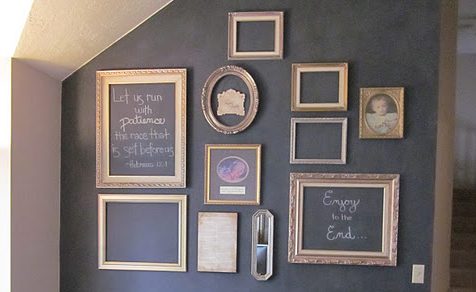 chalkboard paint frames lernin blog