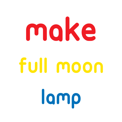Follow these steps to make your own full moon lamp! - lernin blog