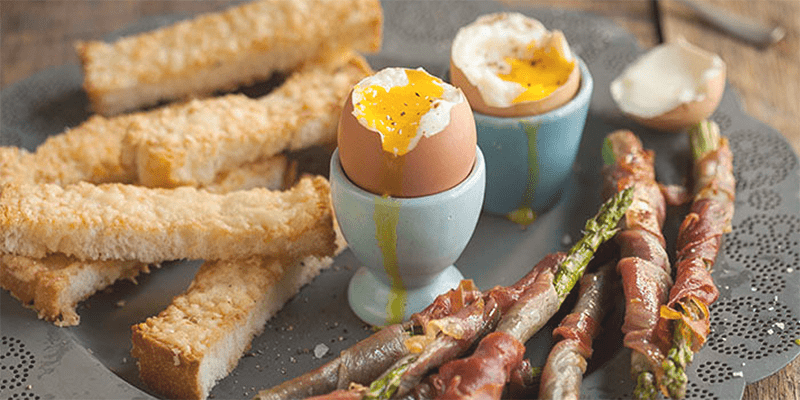 Eggs and soldiers are a great example of a healthy breakfast, from lernin blog