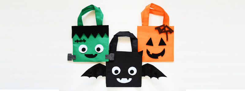 Treat bags from DIY Halloween Decoration Ideas, lernin blog