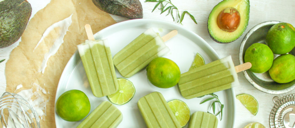avocado ice-cream lollipops, from ways to sneak veggies into meals, lernin blog